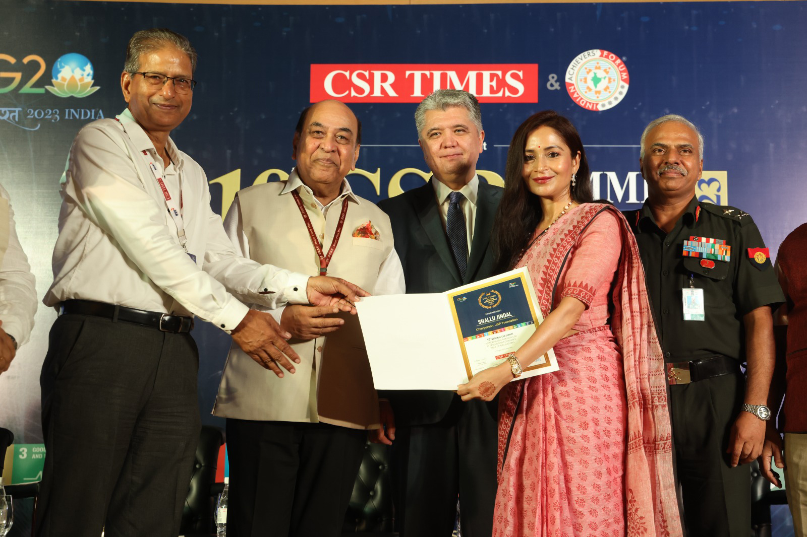 Shallu Jindal honoured with prestigious CSR TIMES Lifetime Achievement Award 2023 CSR-TIMES-Award-2.jpg